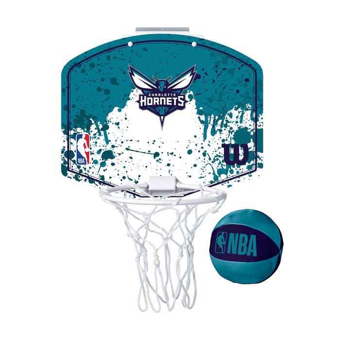 Mini krepšinio rinkinys Wilson NBA Team Mini Hoop Charlotte Hornets 2