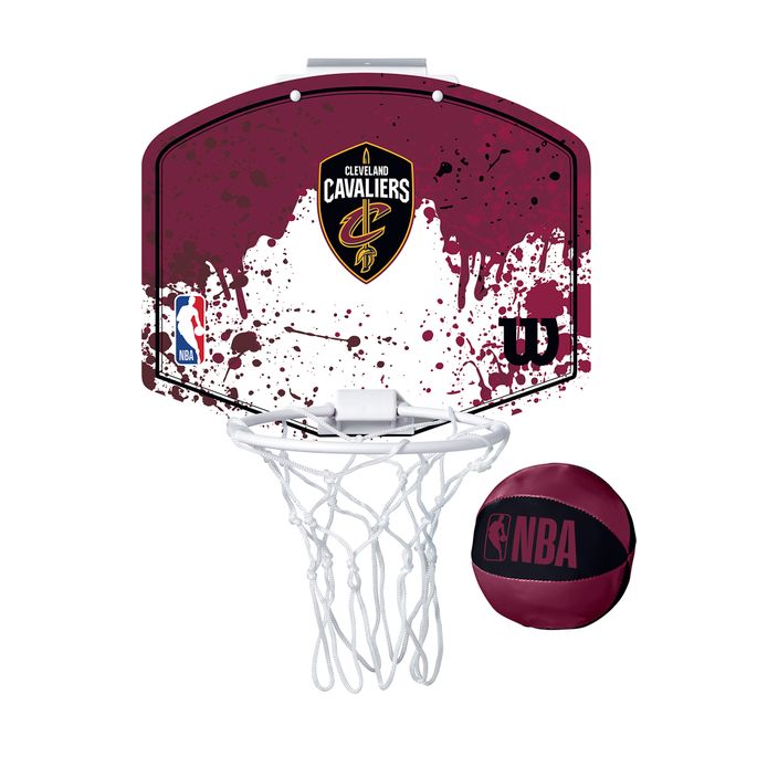 Mini krepšinio rinkinys Wilson NBA Team Mini Hoop Cleveland Cavaliers dark red 2