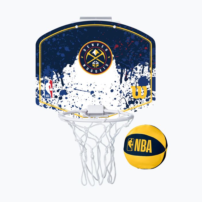 Mini krepšinio rinkinys Wilson NBA Team Mini Hoop Denver Nuggets