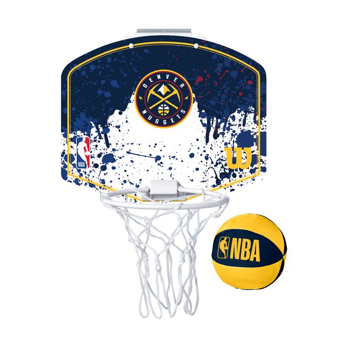 Mini krepšinio rinkinys Wilson NBA Team Mini Hoop Denver Nuggets 2