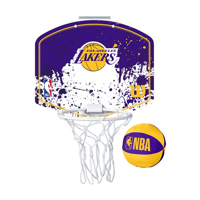 Mini krepšinio rinkinys Wilson NBA Team Mini Hoop Los Angeles Lakers 2