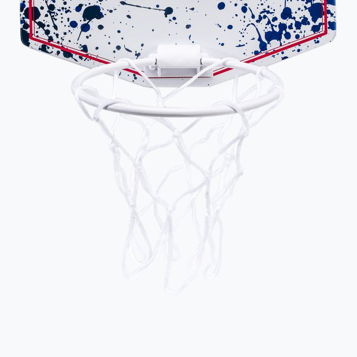 Wilson NBA RWB Mini Hoop raudonos/baltos/mėlynos spalvų krepšinio rinkinys 2