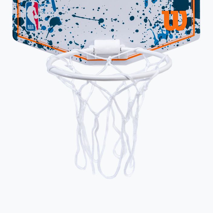 Wilson NBA New York Knicks Mini Hoop mėlynas/new york knicks krepšinio rinkinys 2