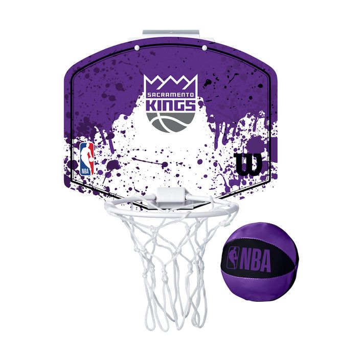 Mini krepšinio rinkinys Wilson NBA Team Mini Hoop Sacramento Kings 2