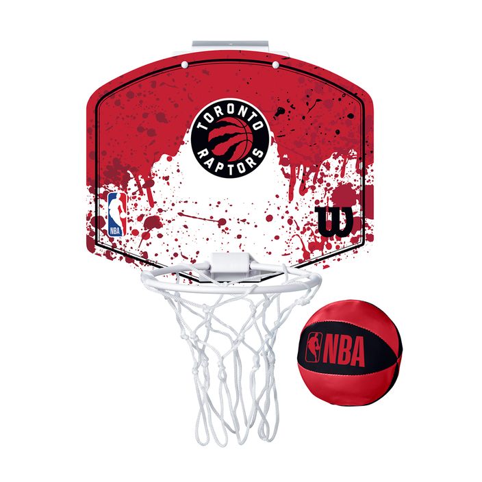 Mini krepšinio rinkinys Wilson NBA Team Mini Hoop Toronto Raptors 2