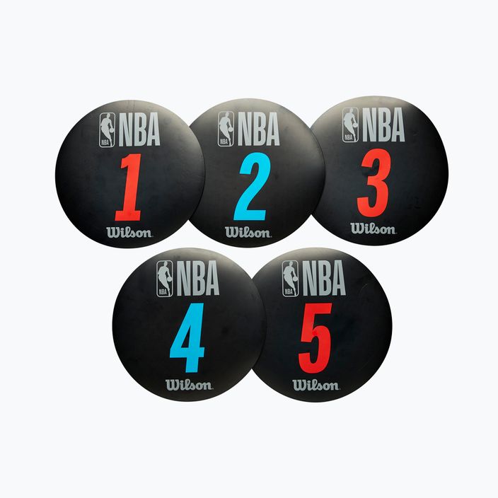 Wilson NBA Drv treniruočių žymekliai juodi WTBA9001NBA 3