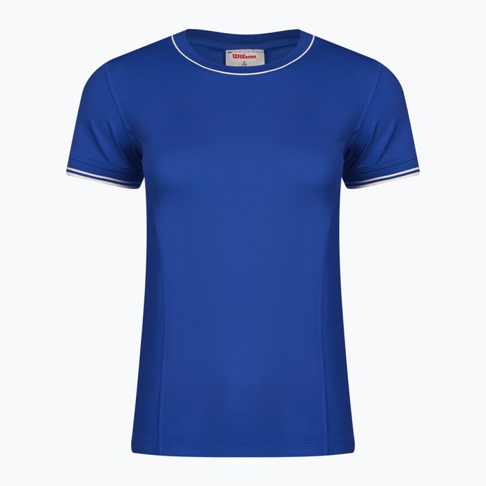 Moteriški marškinėliai Wilson Team Seamless royal blue