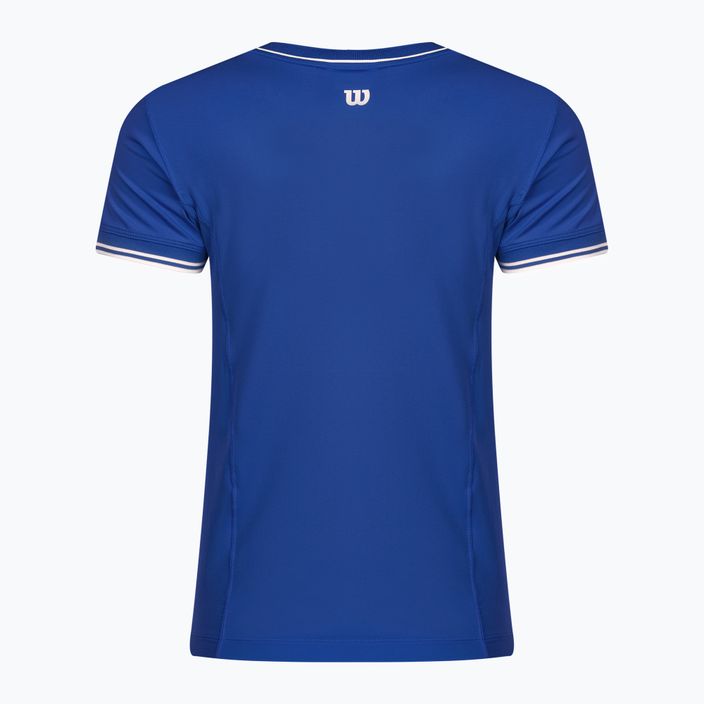 Moteriški marškinėliai Wilson Team Seamless royal blue 2