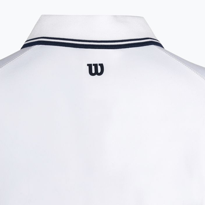 Moteriški marškinėliai Wilson Team Polo ryškiai balti 4