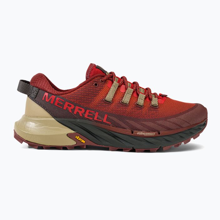 Merrell Agility Peak 4 raudoni vyriški bėgimo bateliai J066925 2