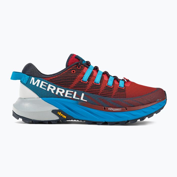 Vyriški Merrell Agility Peak 4 raudonai mėlyni bėgimo bateliai J067463 2