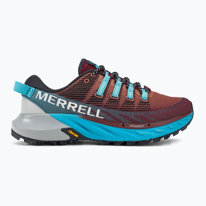 Merrell Agility Peak 4 moteriški bėgimo bateliai burgundiškai mėlyni J067546 2
