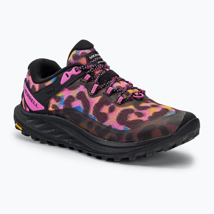 Moteriški bėgimo bateliai Merrell Antora 3 Leopard pink and black J067554