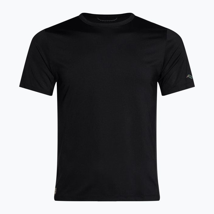 Vyriški bėgimo marškinėliai Saucony Stopwatch black