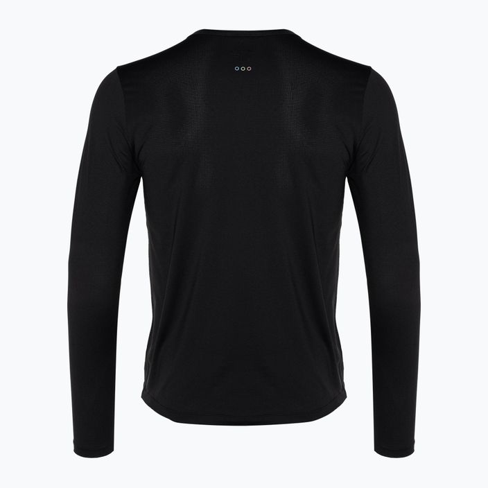 Vyriški bėgimo marškinėliai ilgomis rankovėmis Saucony Stopwatch black 2