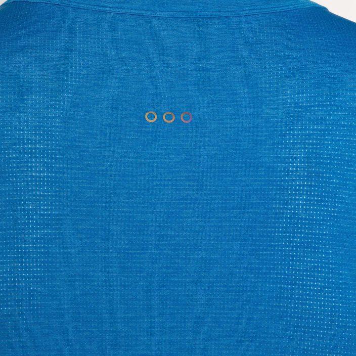 Vyriški bėgimo marškinėliai ilgomis rankovėmis Saucony Stopwatch cobalt heather 5