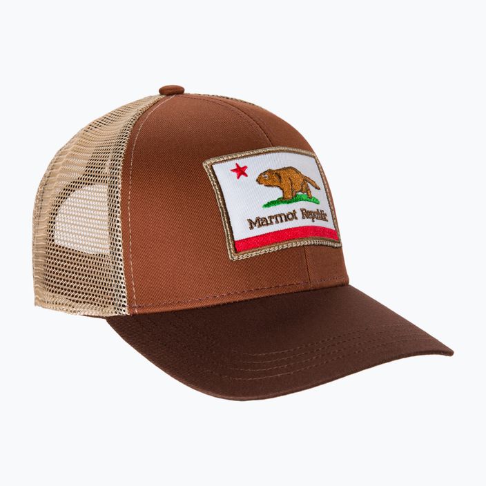 Marmot Retro Trucker vyriška beisbolo kepurė ruda 1641019685ONE