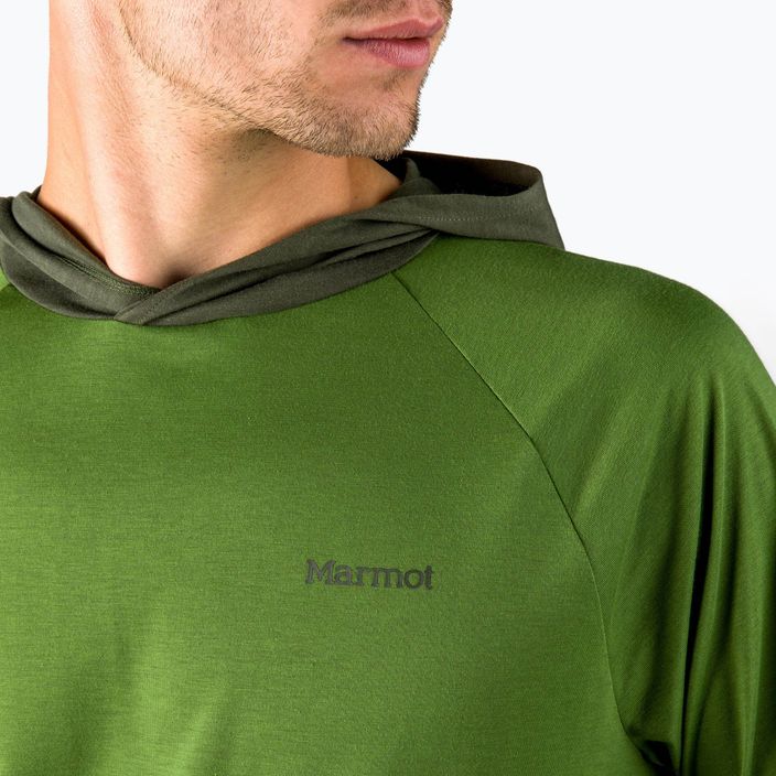Vyriški marškinėliai Marmot Crossover green trekking M1257619573S 4