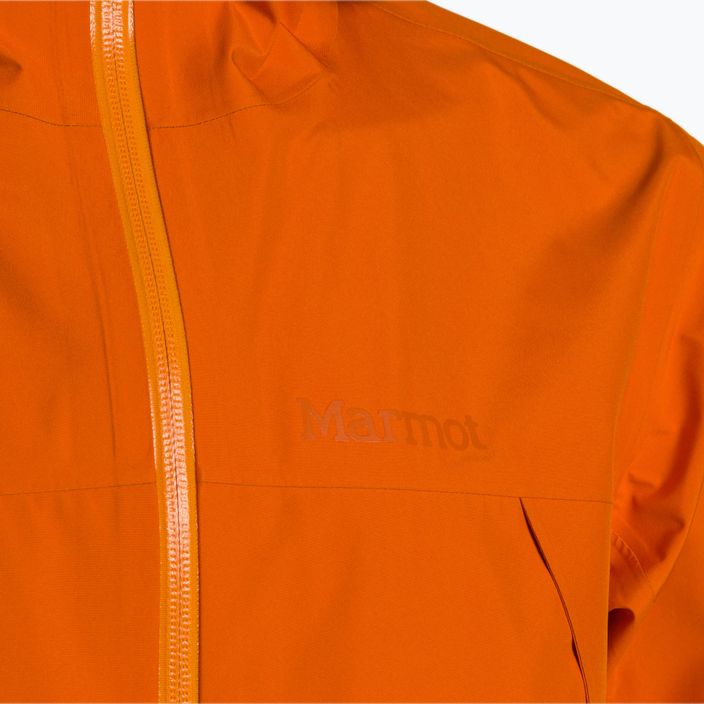 Vyriška Marmot Minimalist Pro GORE-TEX striukė nuo lietaus oranžinė M12351-21524 3