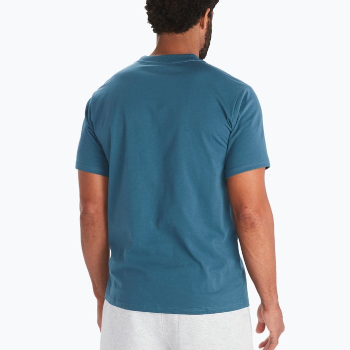 Marmot Coastall vyriški trekingo marškinėliai mėlyni M14253-21541 2