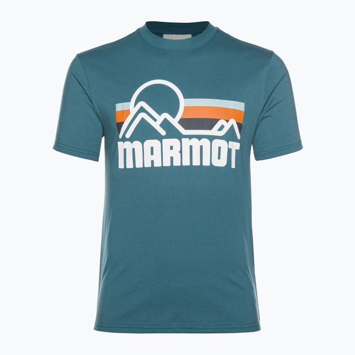 Marmot Coastall vyriški trekingo marškinėliai mėlyni M14253-21541 3