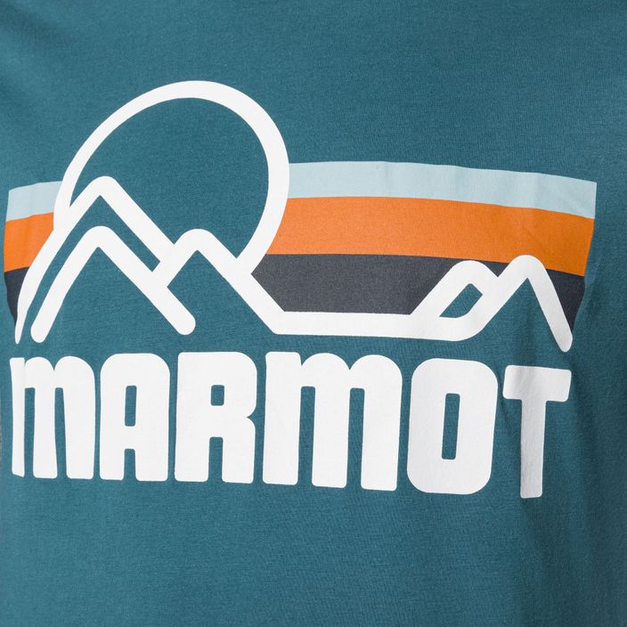 Marmot Coastall vyriški trekingo marškinėliai mėlyni M14253-21541 5