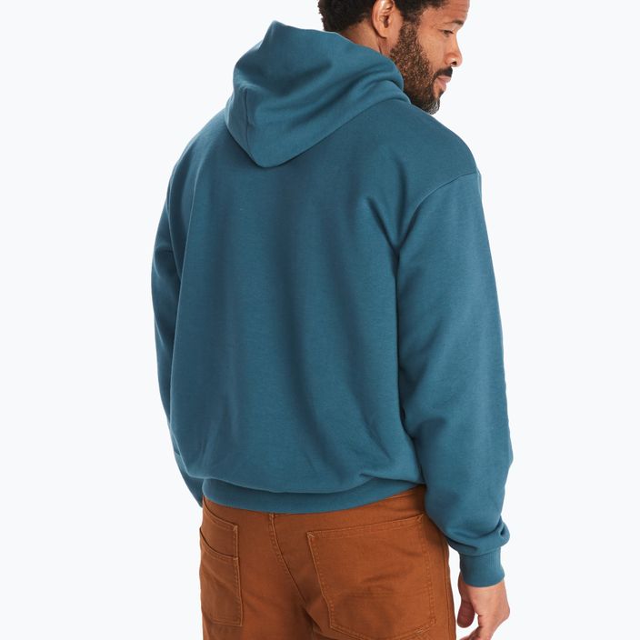 Vyriški Marmot Coastal Hoody šviesiai mėlynos spalvos džemperis M1425821541 2