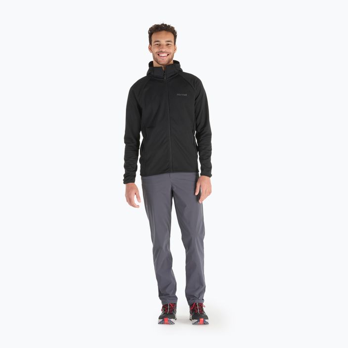 Vyriškas fliso džemperis Marmot Leconte Full Zip Hoody black 2