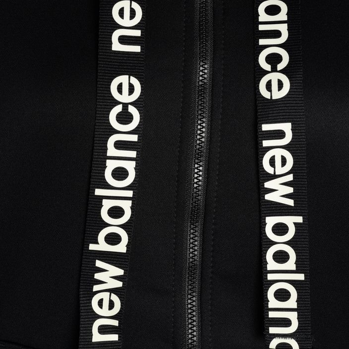 Moteriški treniruočių marškinėliai New Balance Relentless Performance Fleece Full Zip black WJ13174BK 3