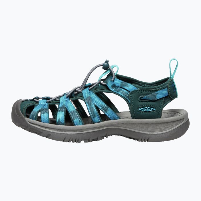 Keen Whisper Sea Moss moteriški trekingo sandalai, mėlyni 1027362 12