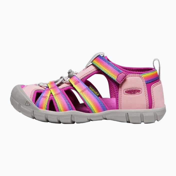 Keen Seacamp II CNX rožinės spalvos vaikiški trekingo sandalai 1027421 10