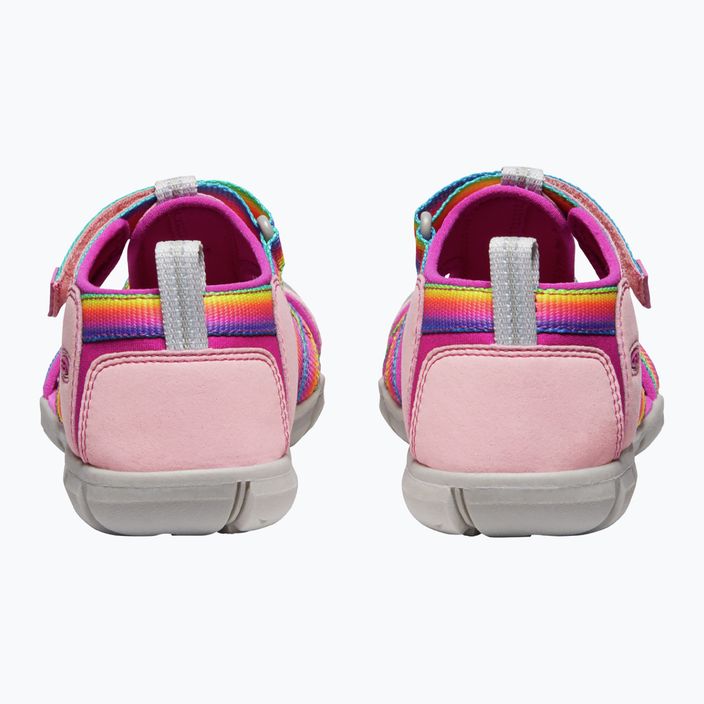 Keen Seacamp II CNX rožinės spalvos vaikiški trekingo sandalai 1027421 12