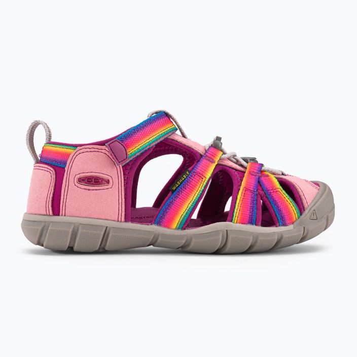 Keen Seacamp II CNX rožinės spalvos vaikiški trekingo sandalai 1027421 2