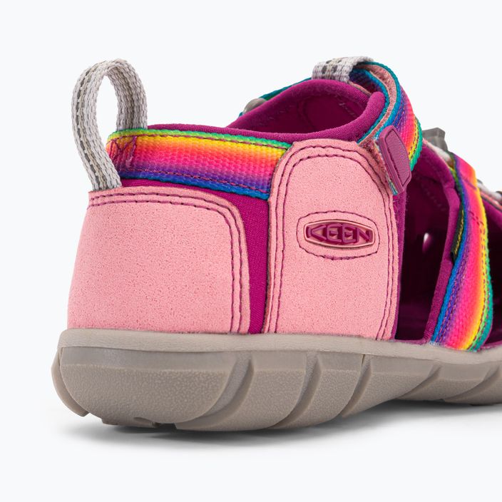 Keen Seacamp II CNX rožinės spalvos vaikiški trekingo sandalai 1027421 7