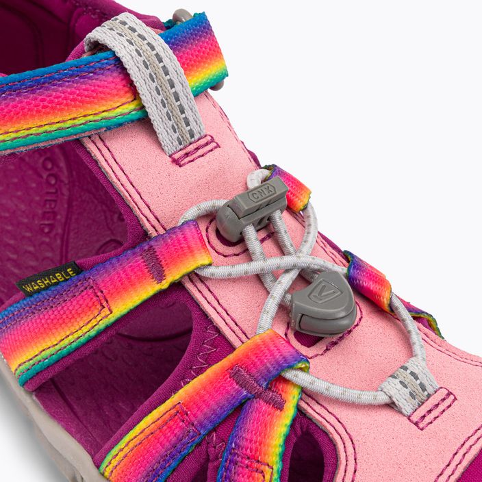 Keen Seacamp II CNX rožinės spalvos vaikiški trekingo sandalai 1027421 8