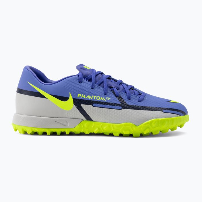 Vyriški futbolo bateliai Nike Phantom GT2 Academy TF mėlyni DC0803-570 2