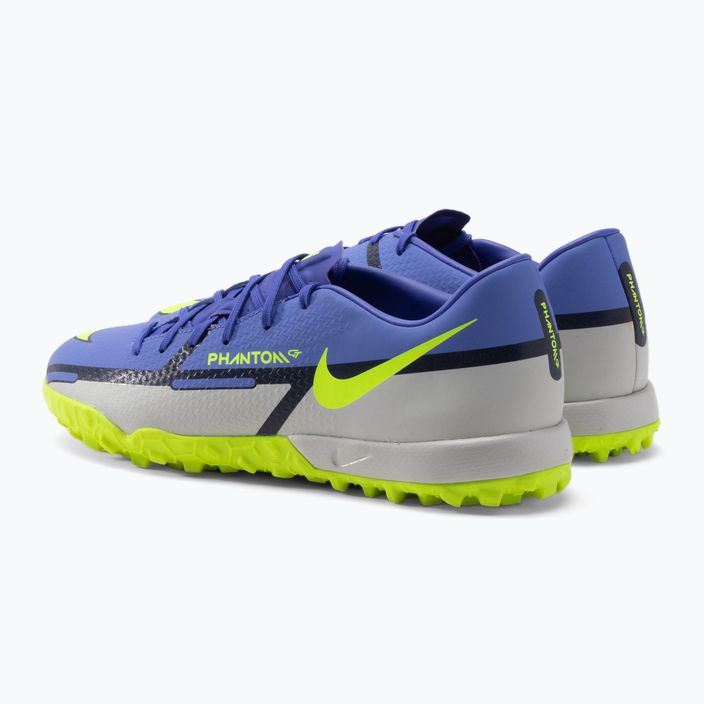 Vyriški futbolo bateliai Nike Phantom GT2 Academy TF mėlyni DC0803-570 3