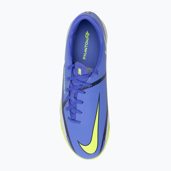 Vyriški futbolo bateliai Nike Phantom GT2 Academy TF mėlyni DC0803-570 6