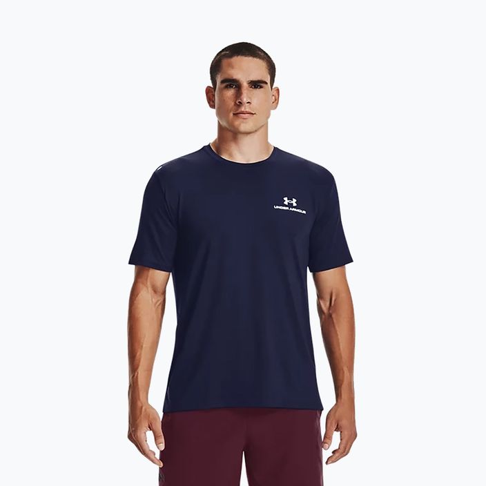 Under Armour UA Rush Energy vyriški treniruočių marškinėliai tamsiai mėlyni 1366138 3