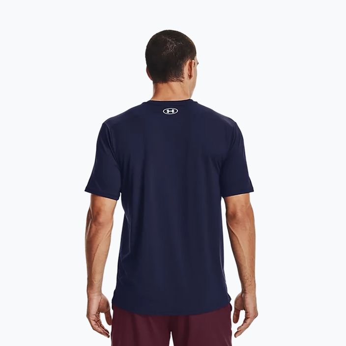 Under Armour UA Rush Energy vyriški treniruočių marškinėliai tamsiai mėlyni 1366138 4