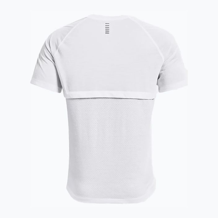Under Armour Streaker vyriški bėgimo marškinėliai balti 1361469-100 2