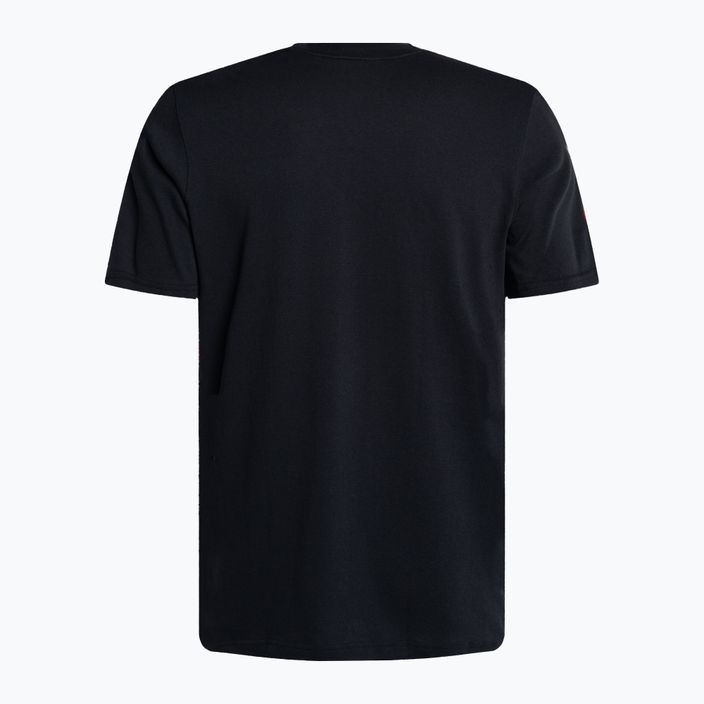 Vyriški "Under Armour" marškinėliai su logotipu "Logo Emb Heavyweight", juodi/balti 5