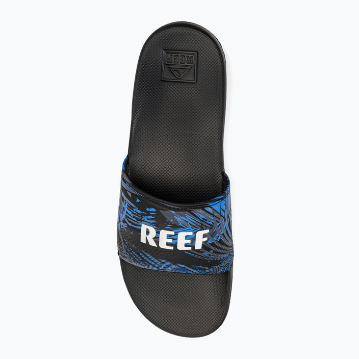 REEF One Slide vyriškos šlepetės black and blue CJ0612 6