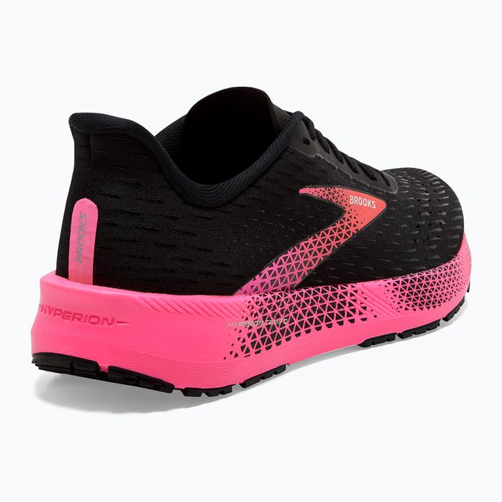 Brooks Hyperion Tempo moteriški bėgimo bateliai juoda/rožinė/karšta koralinė 11