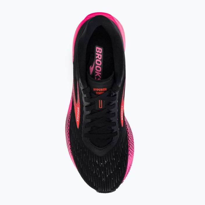 Brooks Hyperion Tempo moteriški bėgimo bateliai juoda/rožinė/karšta koralinė 6