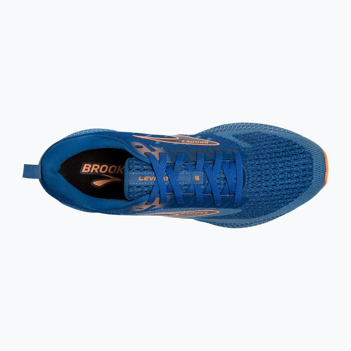 Brooks Levitate 6 classic blue/orange vyriški bėgimo bateliai 13