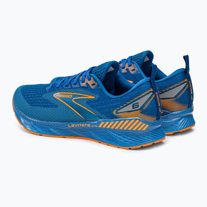 Brooks Levitate GTS 6 classic blue/orange vyriški bėgimo bateliai 3