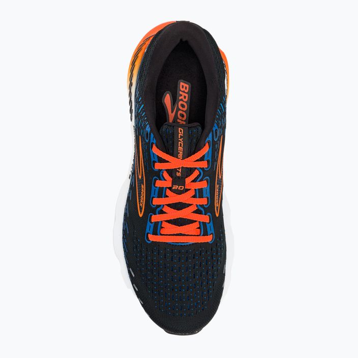 Vyriški bėgimo bateliai Brooks Glycerin GTS 20 black/classic blue/orange 6