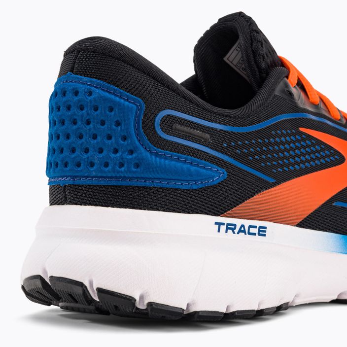 Brooks Trace 2 vyrų bėgimo bateliai juoda/klasikinė mėlyna/orange 10