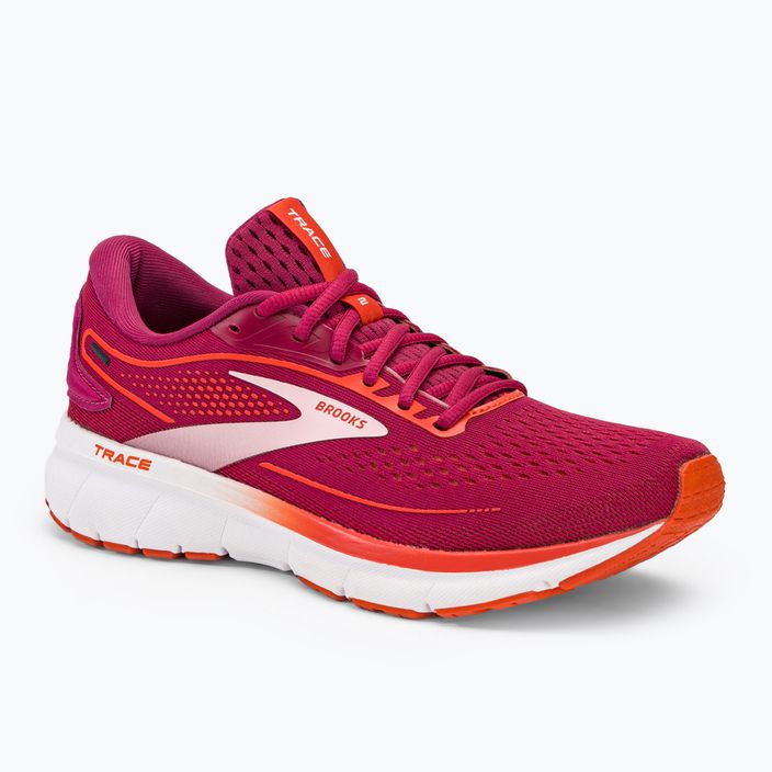 Brooks Trace 2 moteriški bėgimo bateliai sangria/red/pink